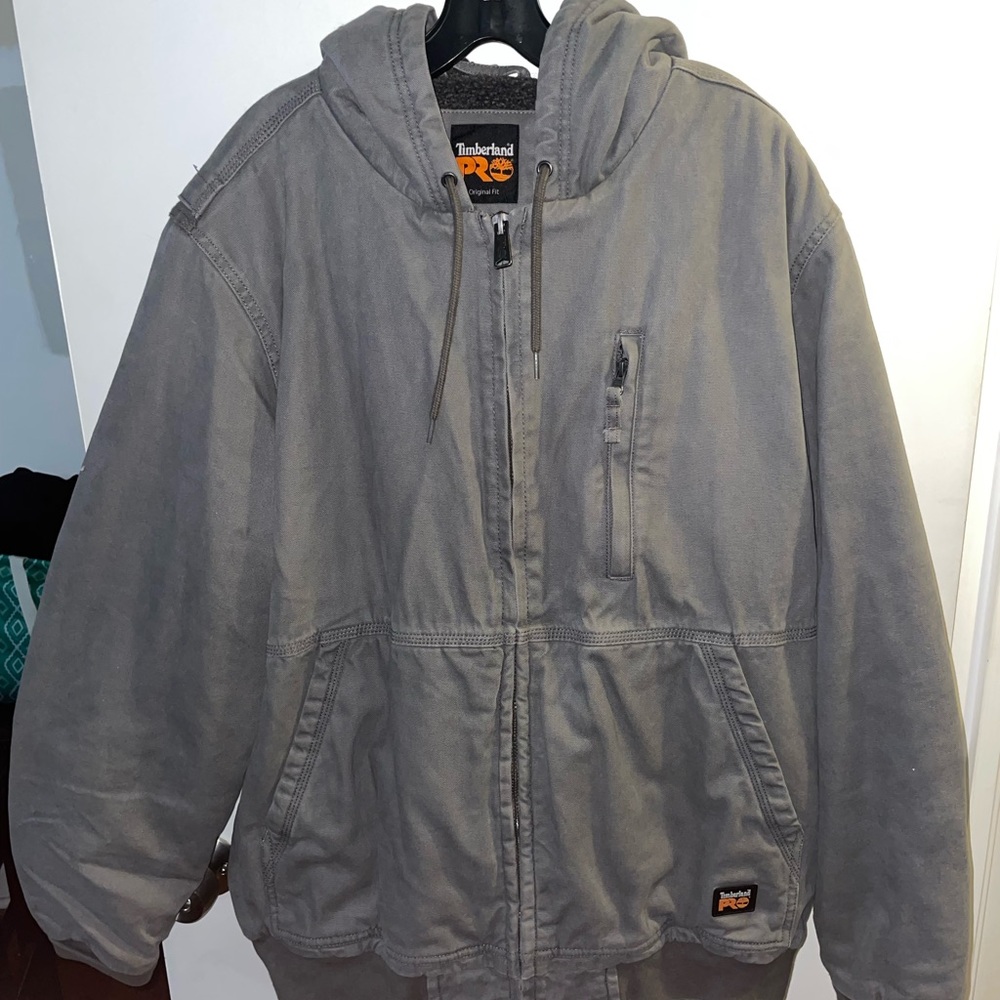 MEN'S TIMBERLAND PRO® GRITMAN LINED, HOODED CANVAS JACKET